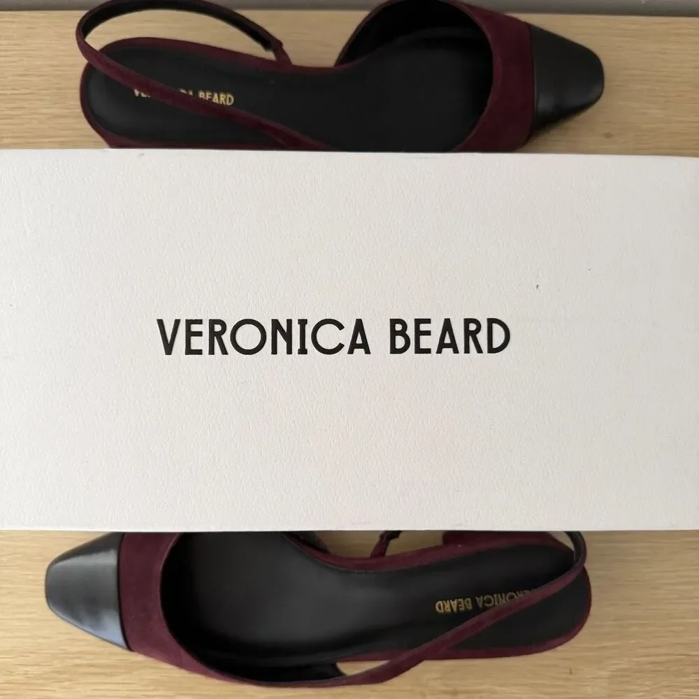 Veronica Beard Cecile Two Toned Slingback Heels 8.5
